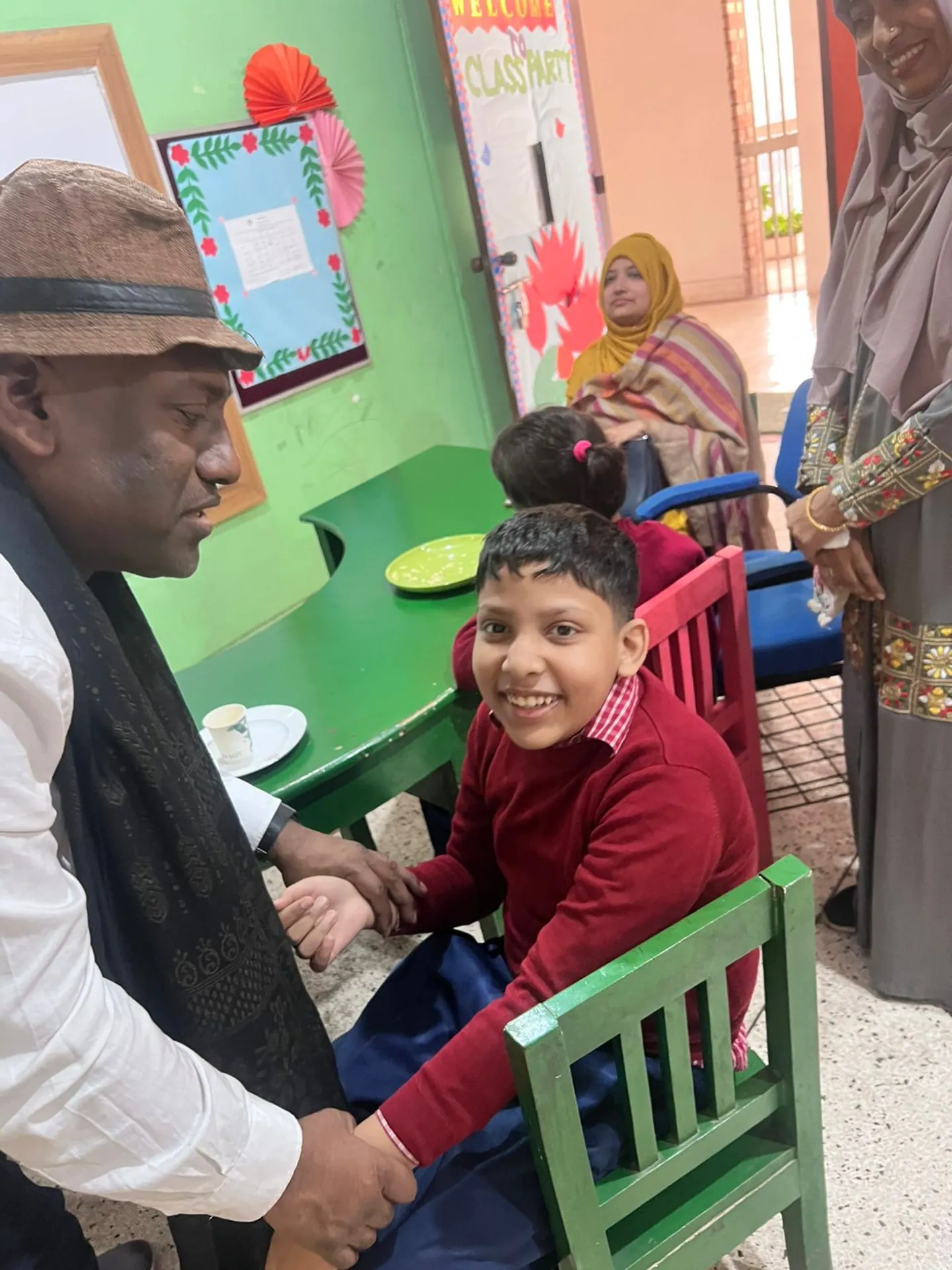 Divine child with chairman